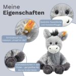 Steiff Kuscheltier Dinkie Esl, Süßes Stofftier mit Kunststoffaugen, Kinder, Jungen & Mädchen, Friends, Plüschtier 20 cm – Bild 4