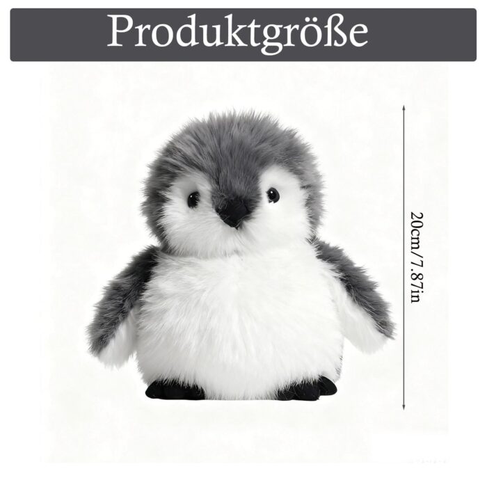 JcvPot Pinguin Kuscheltier, Weiches Stofftier Für Kinder Und Babys, Kuscheltier Pinguin Plüschtie, Plüschtier – Bild 7