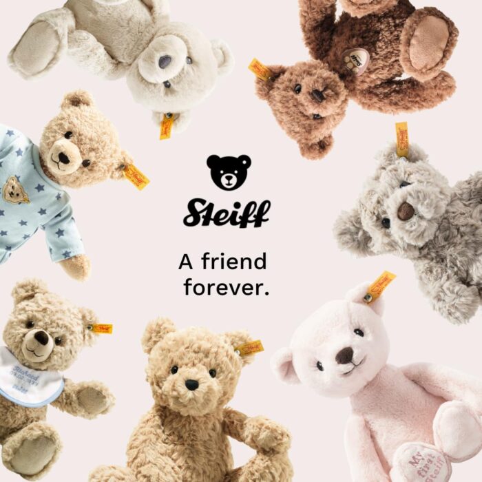 Steiff Kuscheltier Dinkie Esl, Süßes Stofftier mit Kunststoffaugen, Kinder, Jungen & Mädchen, Friends, Plüschtier 20 cm – Bild 3