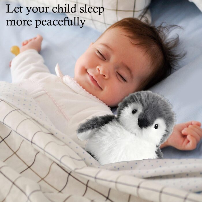 JcvPot Pinguin Kuscheltier, Weiches Stofftier Für Kinder Und Babys, Kuscheltier Pinguin Plüschtie, Plüschtier – Bild 5